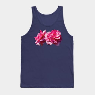 Roses - Two Pink Roses Tank Top